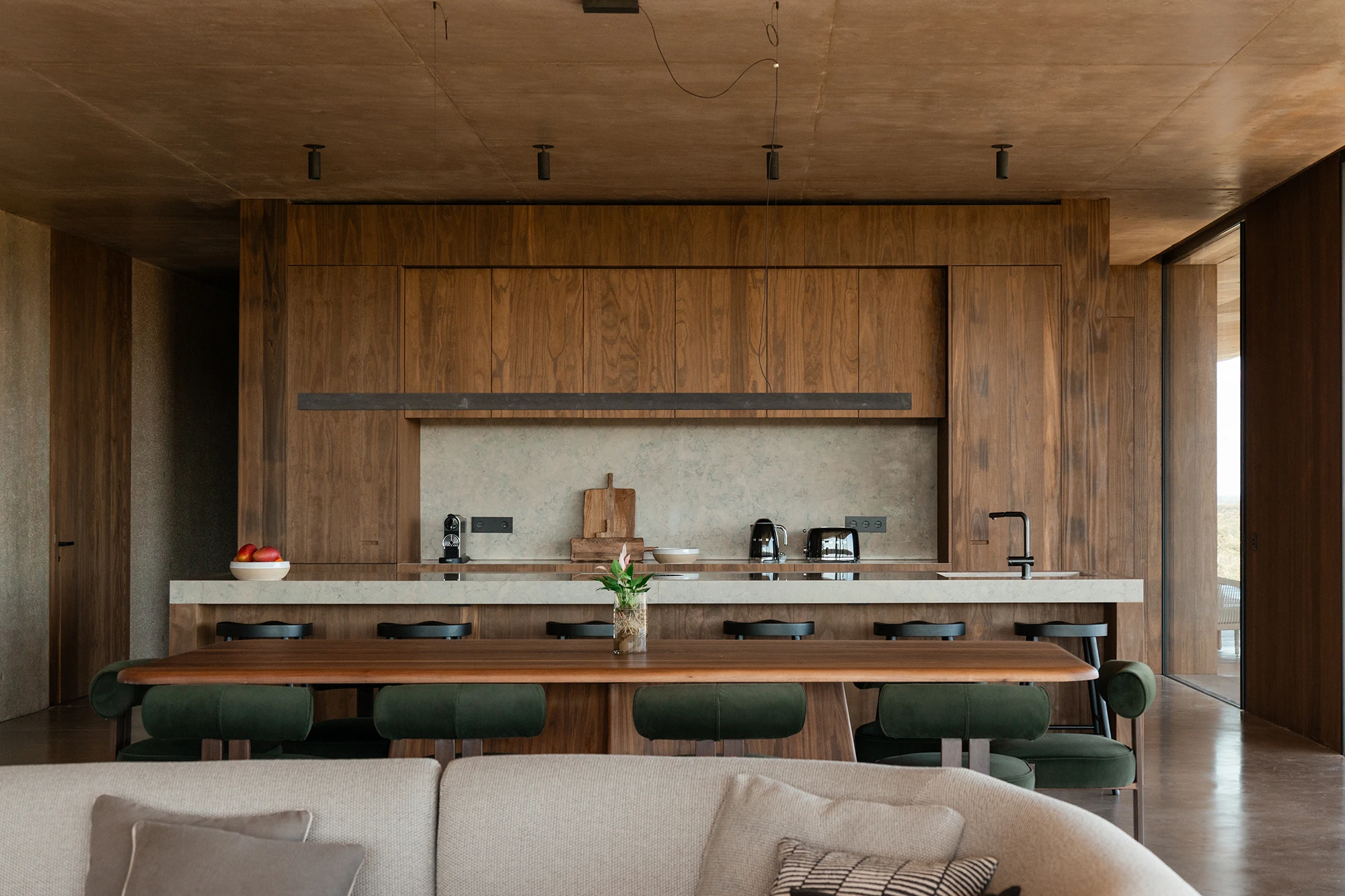 Fotografia de Cozinha Moderna para Reportagem Imobiliária